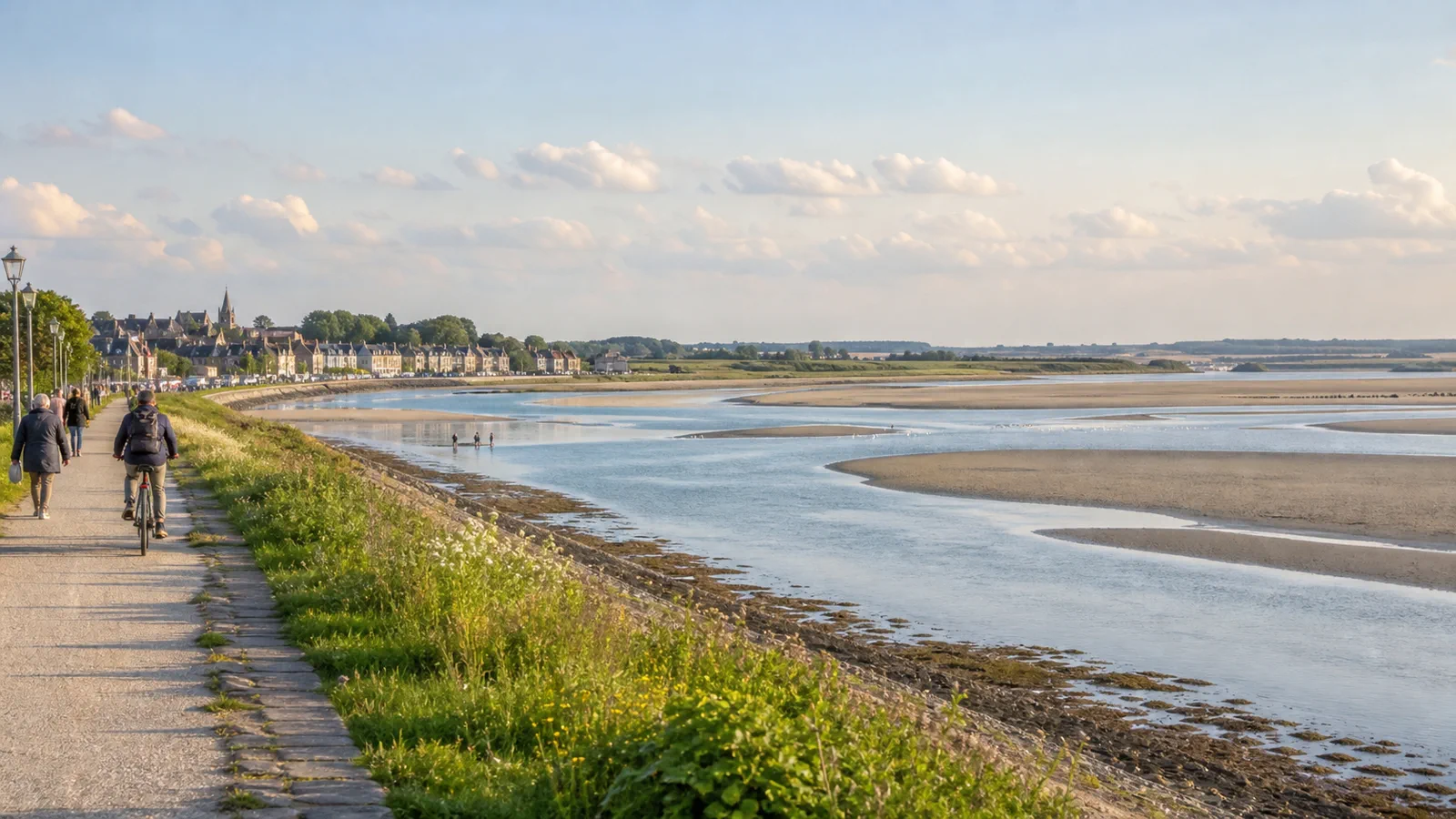 Balade au bord de la Baie de Somme à marée basse pour trouver que faire pendant le séjour