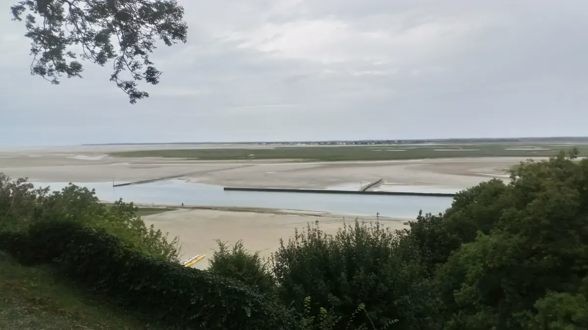 View over Baie de Somme from the ramparts of Saint-Valery-sur-Somme