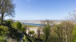 Vue sur la Baie de Somme depuis Saint-Valery-sur-Somme